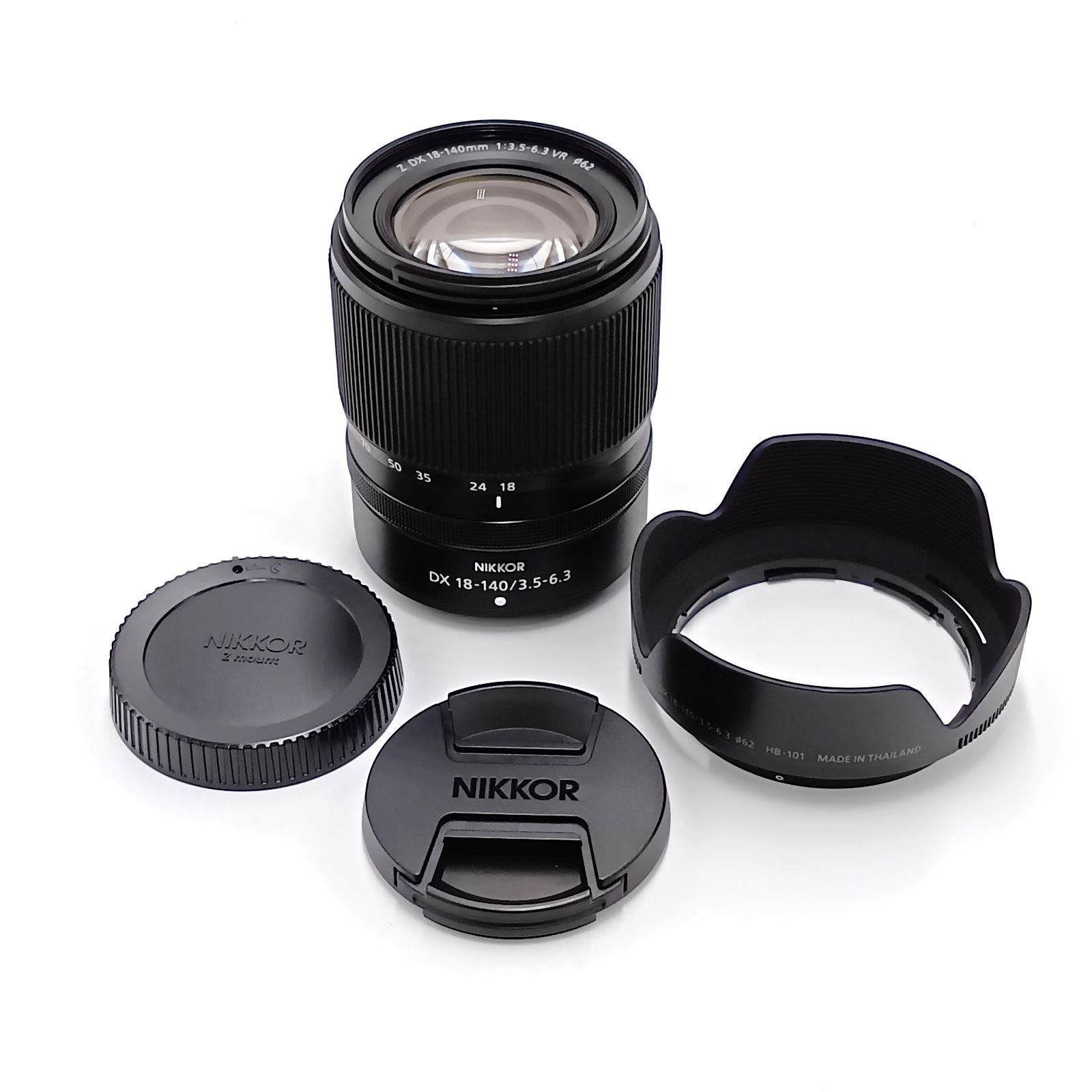 フジヤカメラ Nikon NIKKOR Z DX 18-140mm f 3.5-6.3 VR 別売レンズフード HB-101 付 高倍率ズームレンズ Serial 20110461