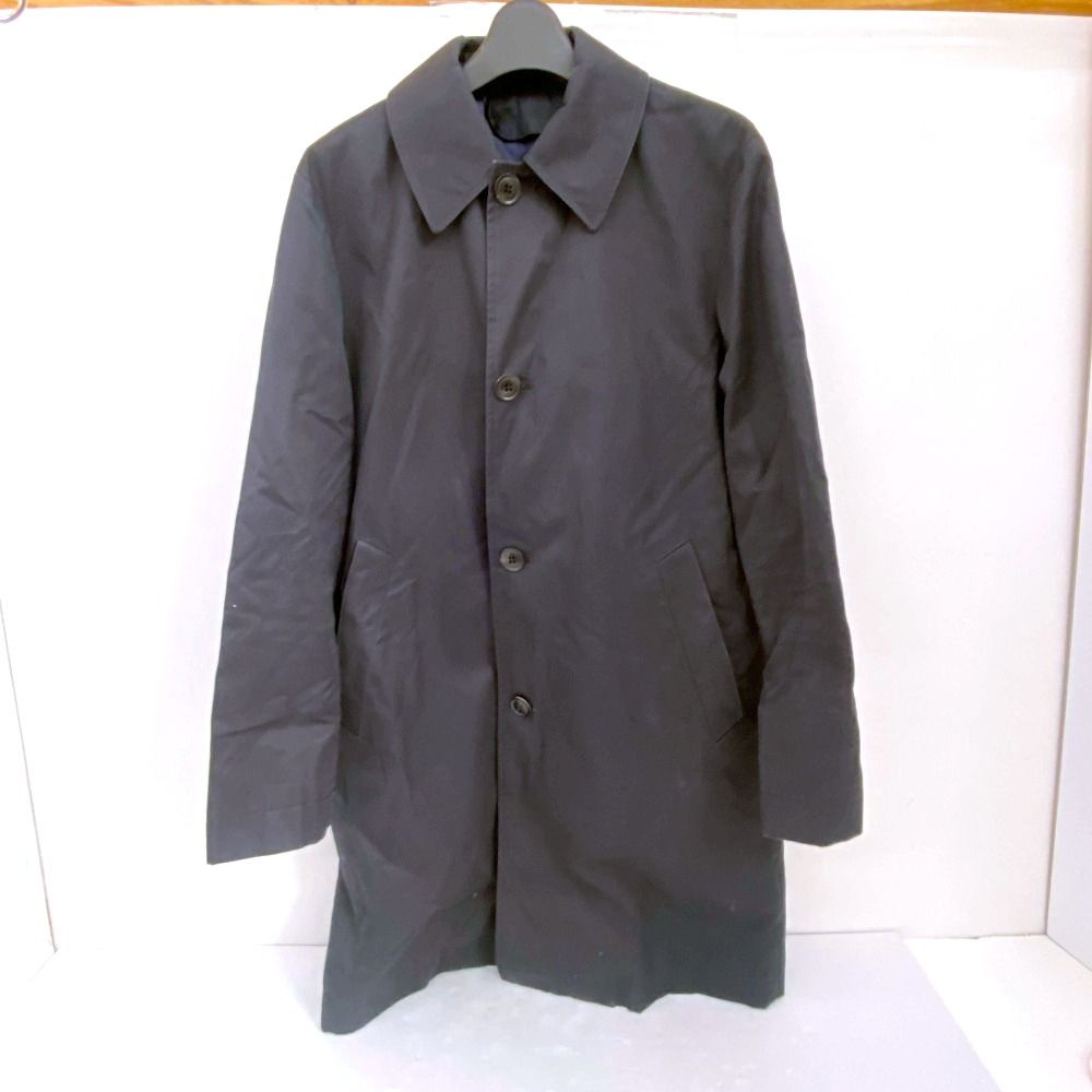 03w22026 Paul Smith ポールスミス ステン コート ライナー付き ブラック 黒 サイズL メンズ アウター