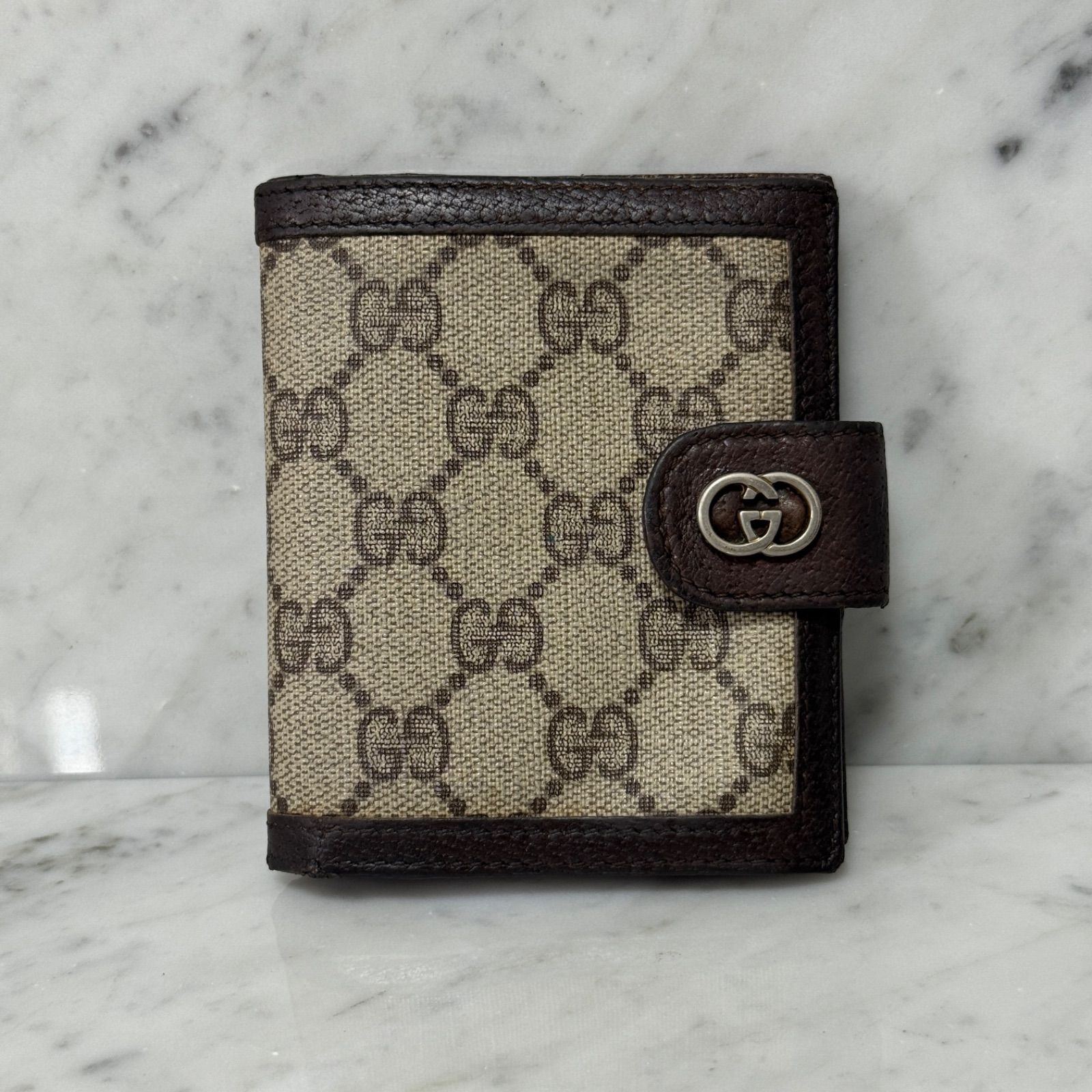 GUCCI OLD GUCCI 折り財布 オールドグッチ 折り財布 シェリーライン GG 