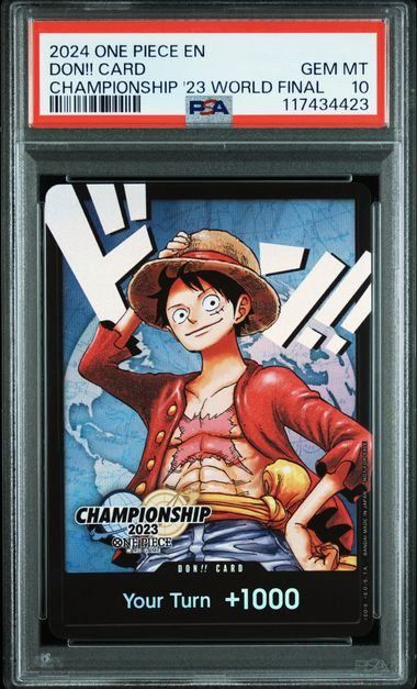 PSA10 ドンカード チャンピオンシップ2025 ワールドファイナル 英語版 Your Turn ワンピースカード モンキー Ｄ ルフィ
