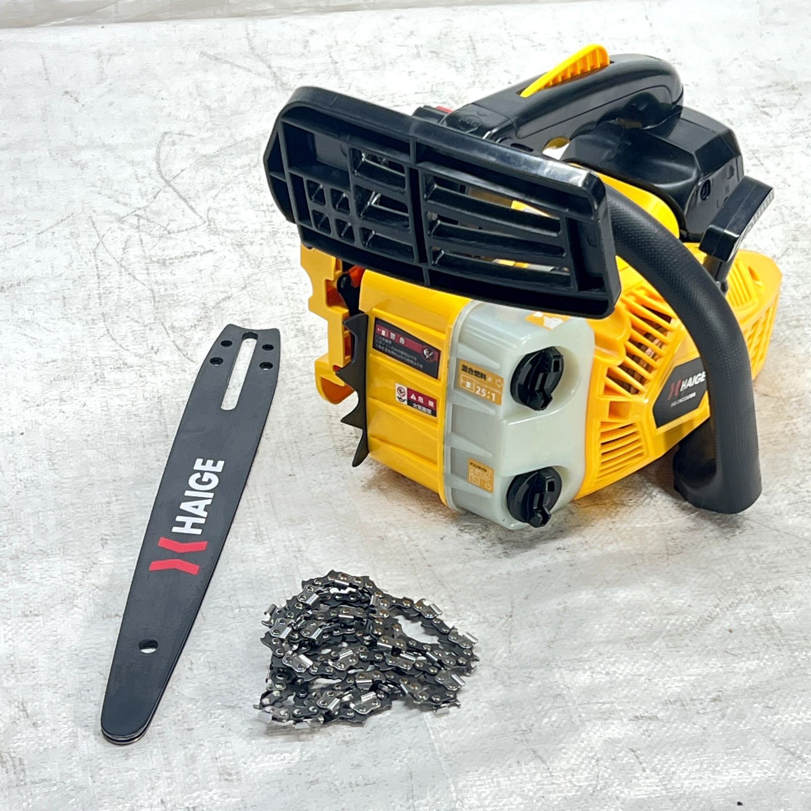 10インチ エンジン式チェーンソー 25cc 軽量 HG-TM32600A 371