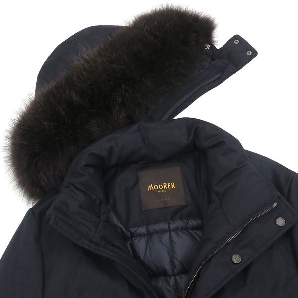 極美品 サイズ48】MOORER ムーレー VERMONT-FUR-LL ウール×カシミヤ