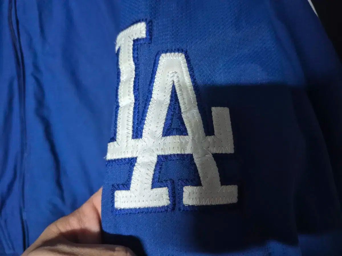 マジェスティック X LA ドジャーズ ダグアウト オ 왼 ジャケット 2 XL