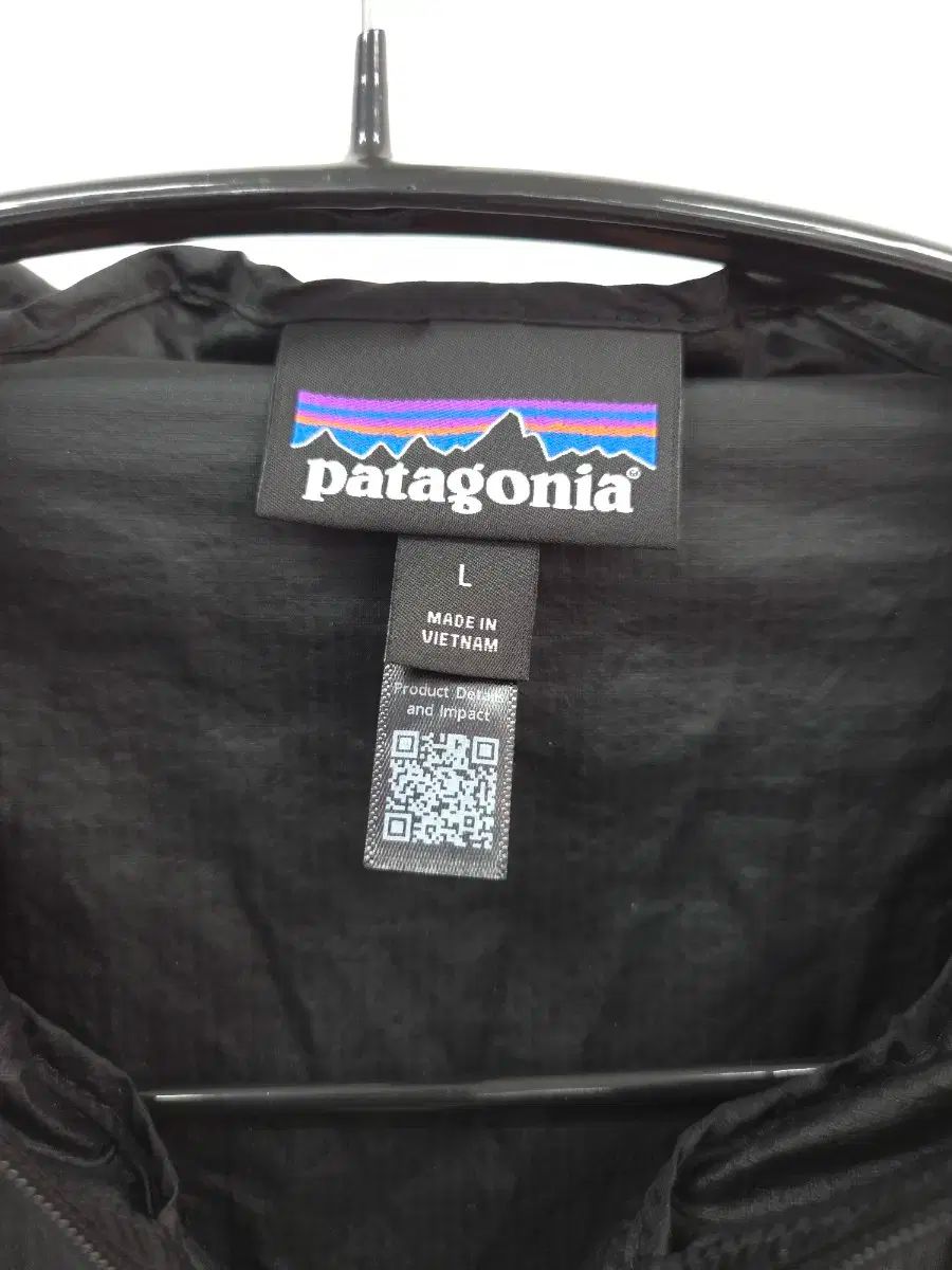 L patagonia パタゴニア WHO フーディニ フード ウィンドブレーカー ブラック