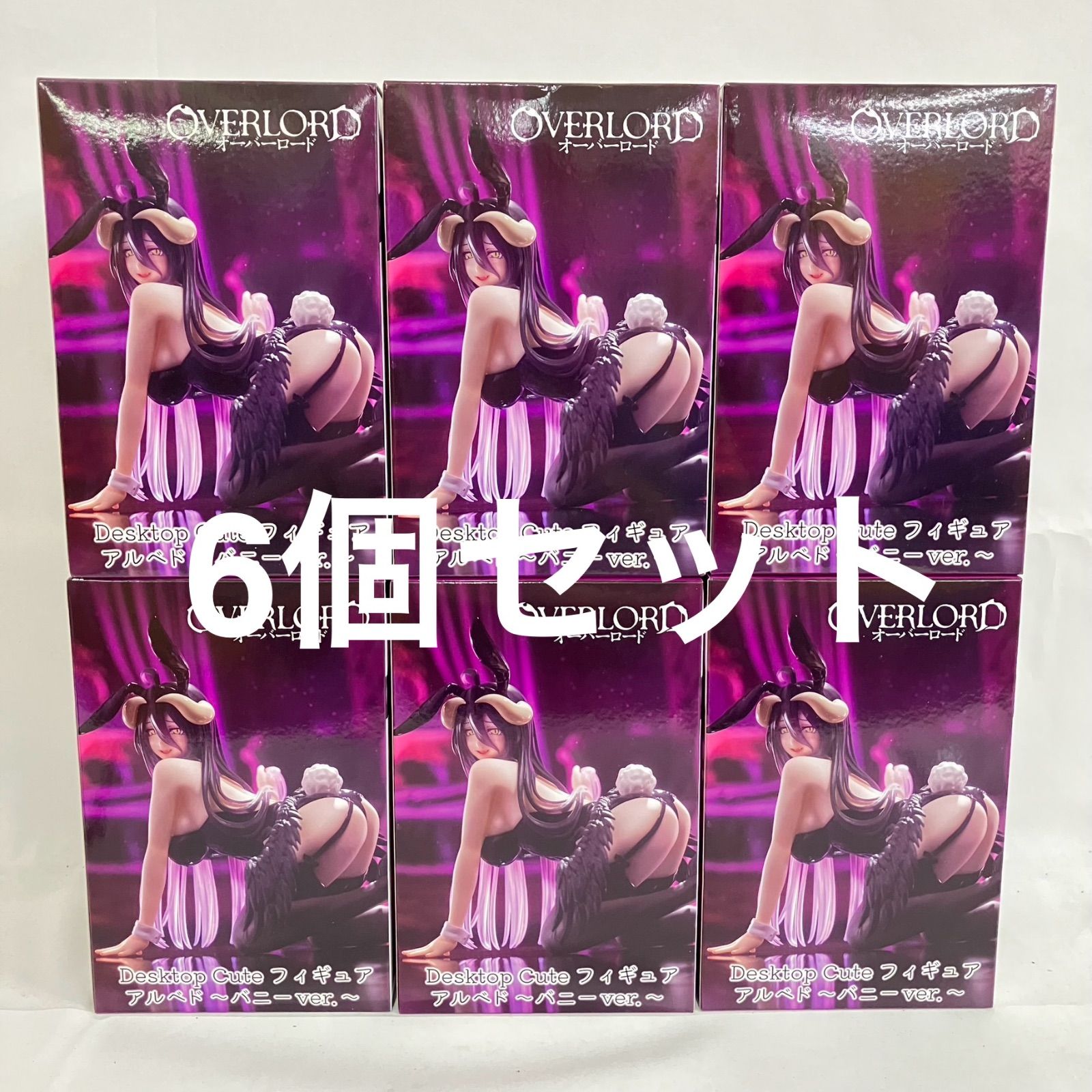 オーバーロード Desktop Cute アルベド バニーver. フィギュア 6個セット SFJ228 c107