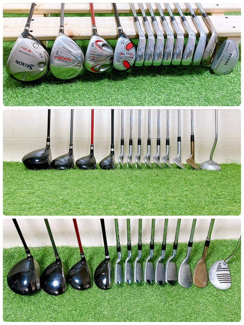 H8.スリクソン 初心者オススメ ゴルフクラブ メンズセット 右利き 13本