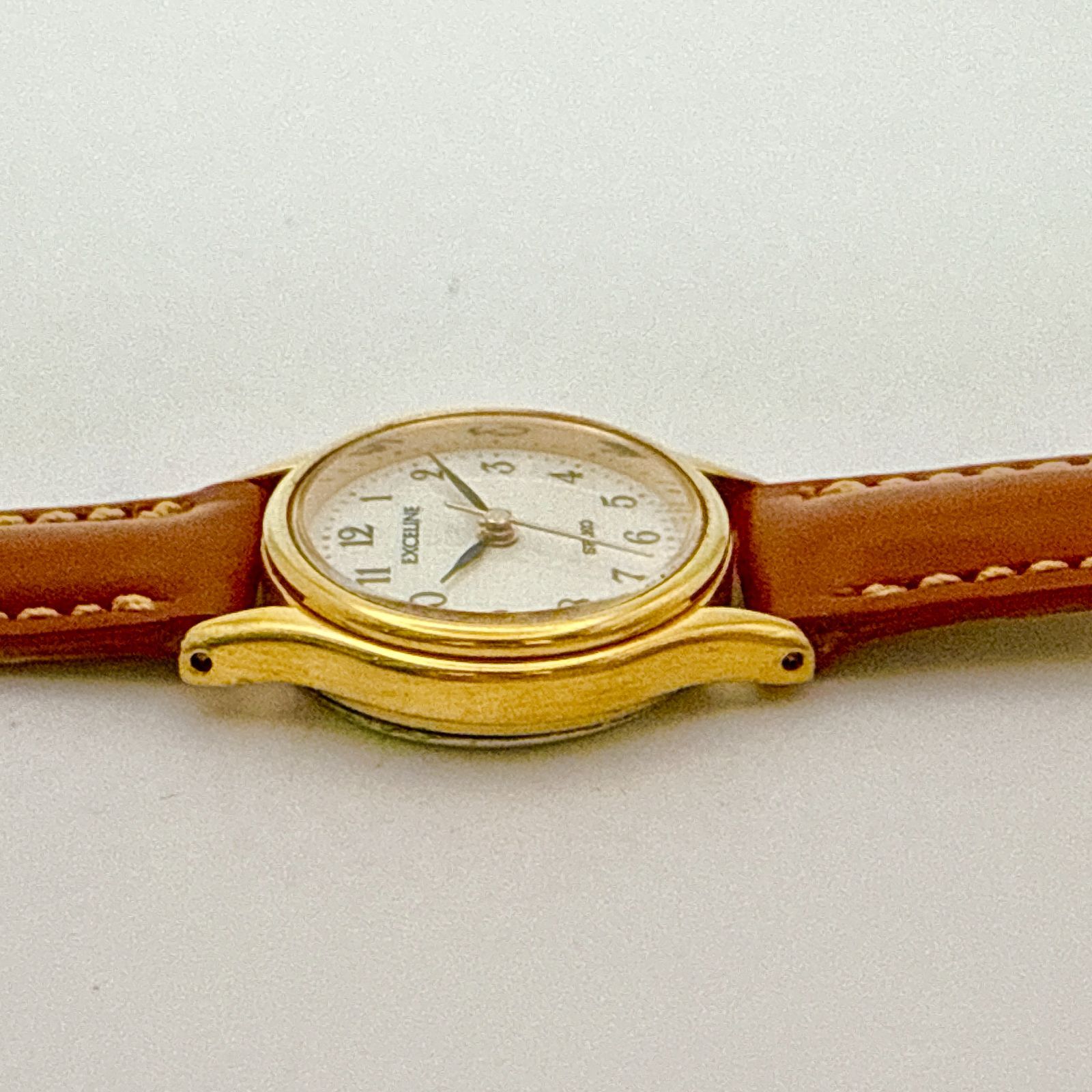 C069【電池交換済】SEIKO Exceline セイコー エクセリーヌ ゴールド