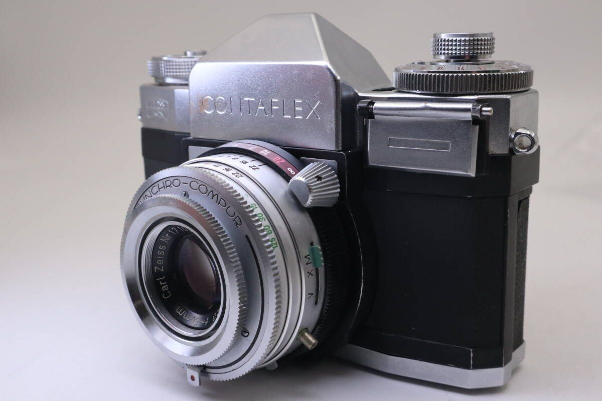 Carl Zeiss Ikon Contaflex II Tessar 50 MM F 2 8 Lens フィルムカメラ シルバー 11092