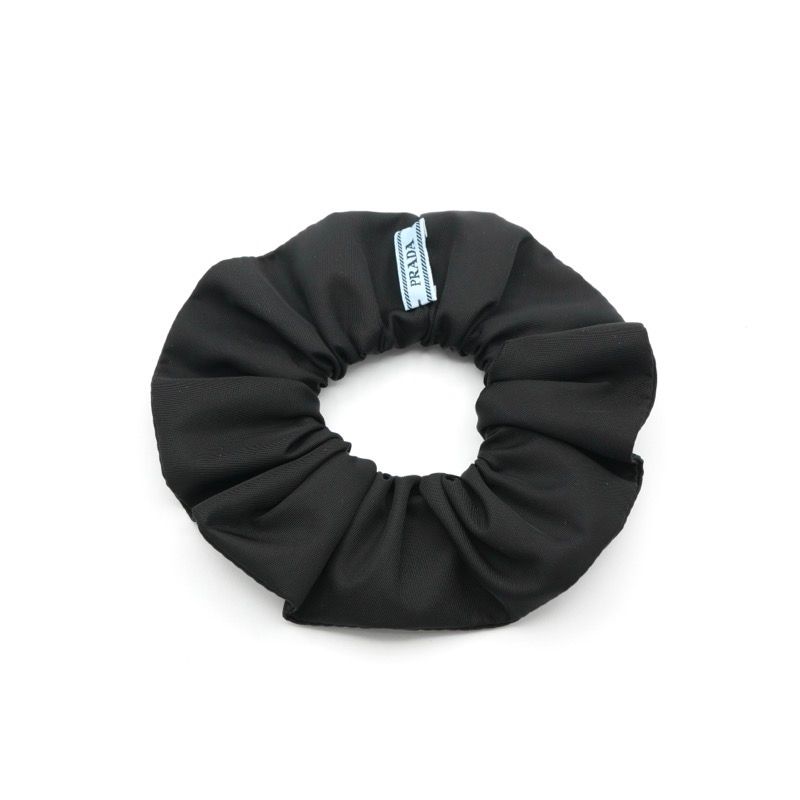 プラダ PRADA ヘアアクセサリー ブラック 黒 ゴールド Re-Nylon