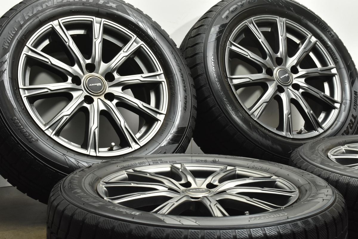 交換用に AZANE 17 in 7 J 48 PCD 114 3 トーヨー ウィンタートランパス TX 225 60 R フォレスター クロストレック エクストレイル