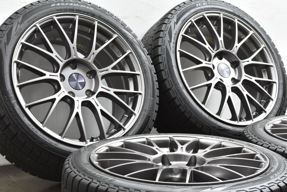 エンケイ ENKEI PFM 1 18 in 8 5 J 47 PCD 120 アイスアシンメトリコ 245 40 R BMW F 10 5シリーズ 34 FK FL シビックタイプR