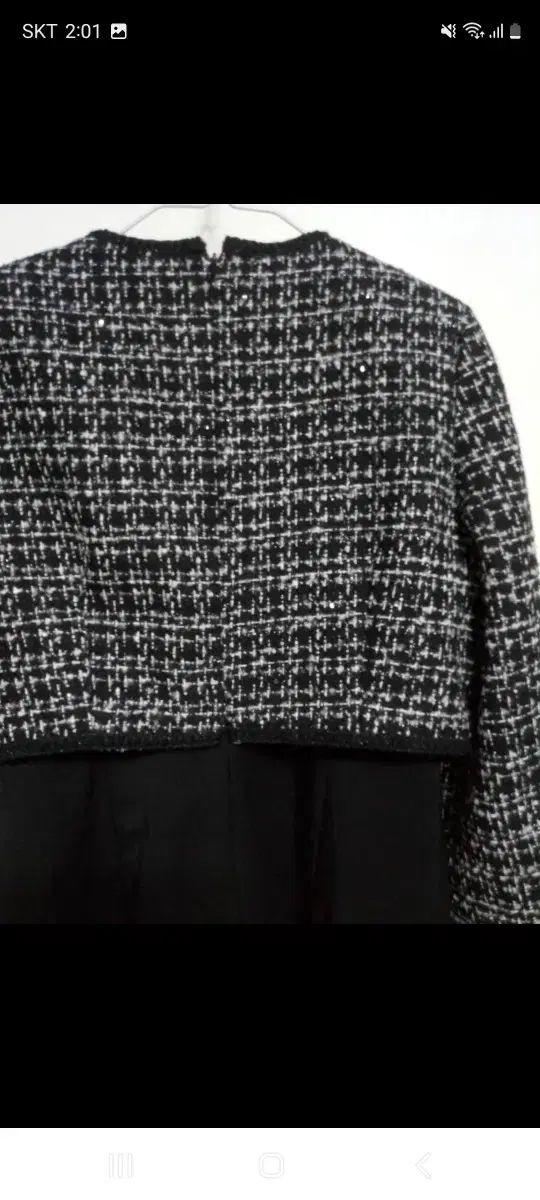 ツイードジャケットワンピース