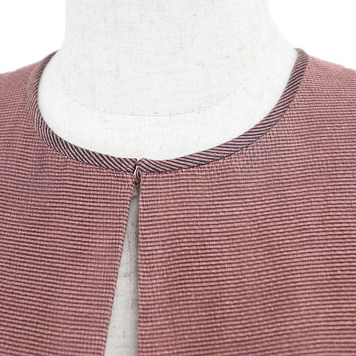 Christian Dior クリスチャンディオール マキシドレス プリーツ ノースリーブ リネン × シルク ワンピース レディース サイズ 36 ローズピンク フランス製 WWW_SMP1DAWEKUDUS_SCH_ID