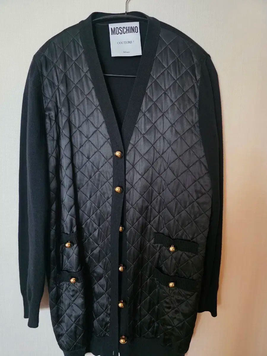 モスキーノ クチュール キルティング カーディガン