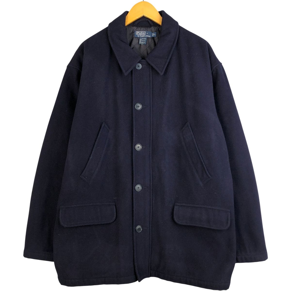 古着 ラルフローレン Ralph Lauren POLO by Ralph Lauren ウールハーフコート メンズXL相当 eaa595888