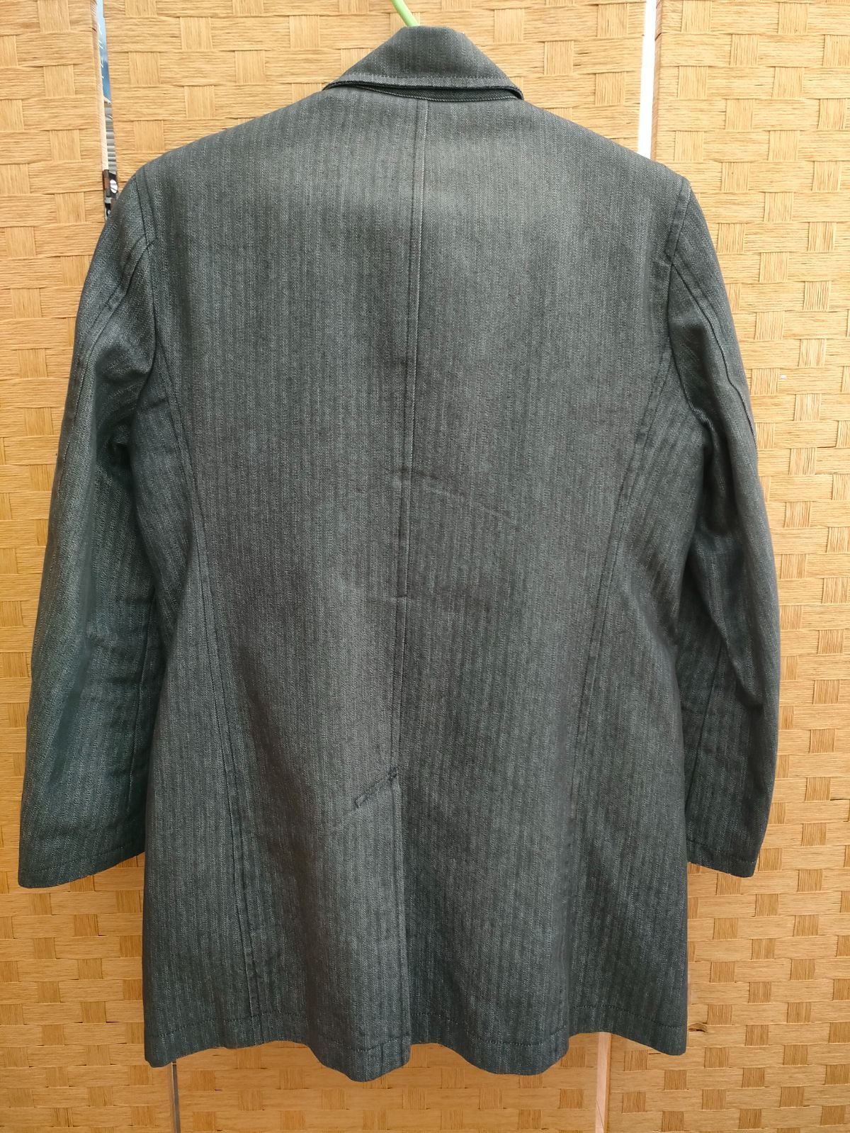 COMME CA ISM ロングコート ファーコート グレー