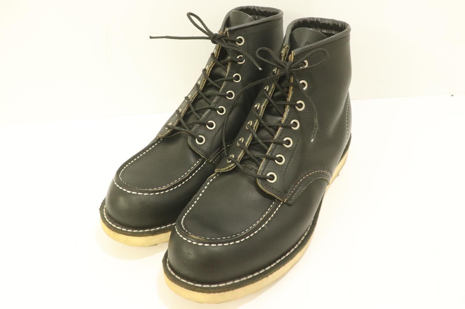 RED WING メンズブーツ 28cm 9075 CLASSICMOC RED WING 28cm 黒 ブラック レザー
