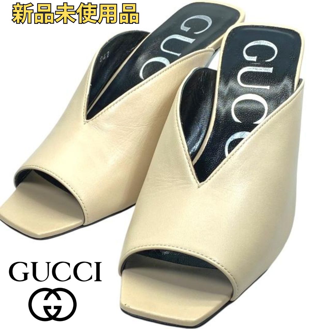 土日限定大特価】GUCCI グッチ 695309 パンプス ヒール ミュール