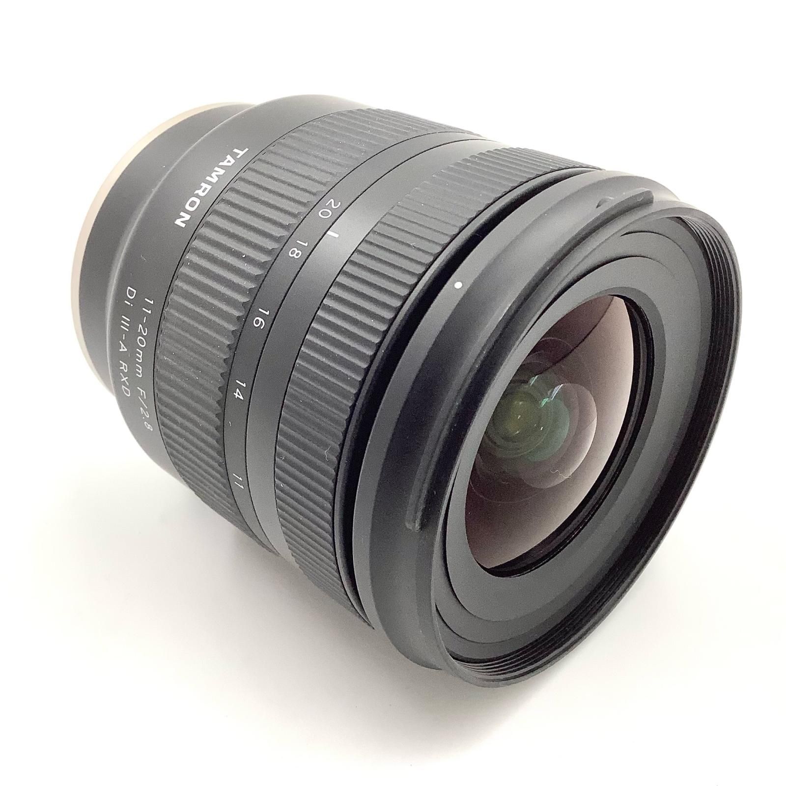 全額返金保証 最速発送 TAMRON 11-20mm F 2.8 Di III-A RXD Model B060 SONY Eマウント 動作 済