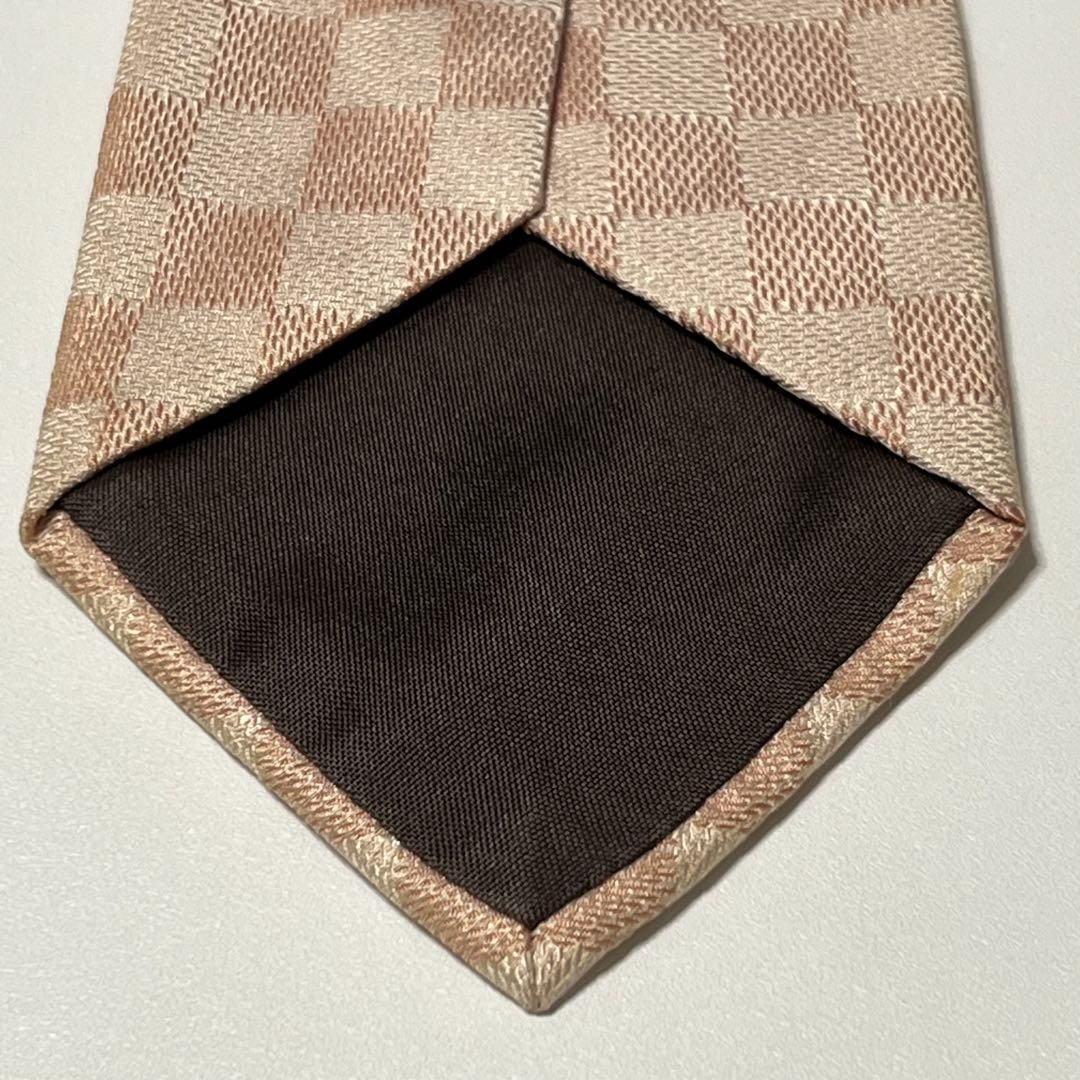 ルイヴィトン ダミエ ピンク ネクタイ 051033 - メルカリ