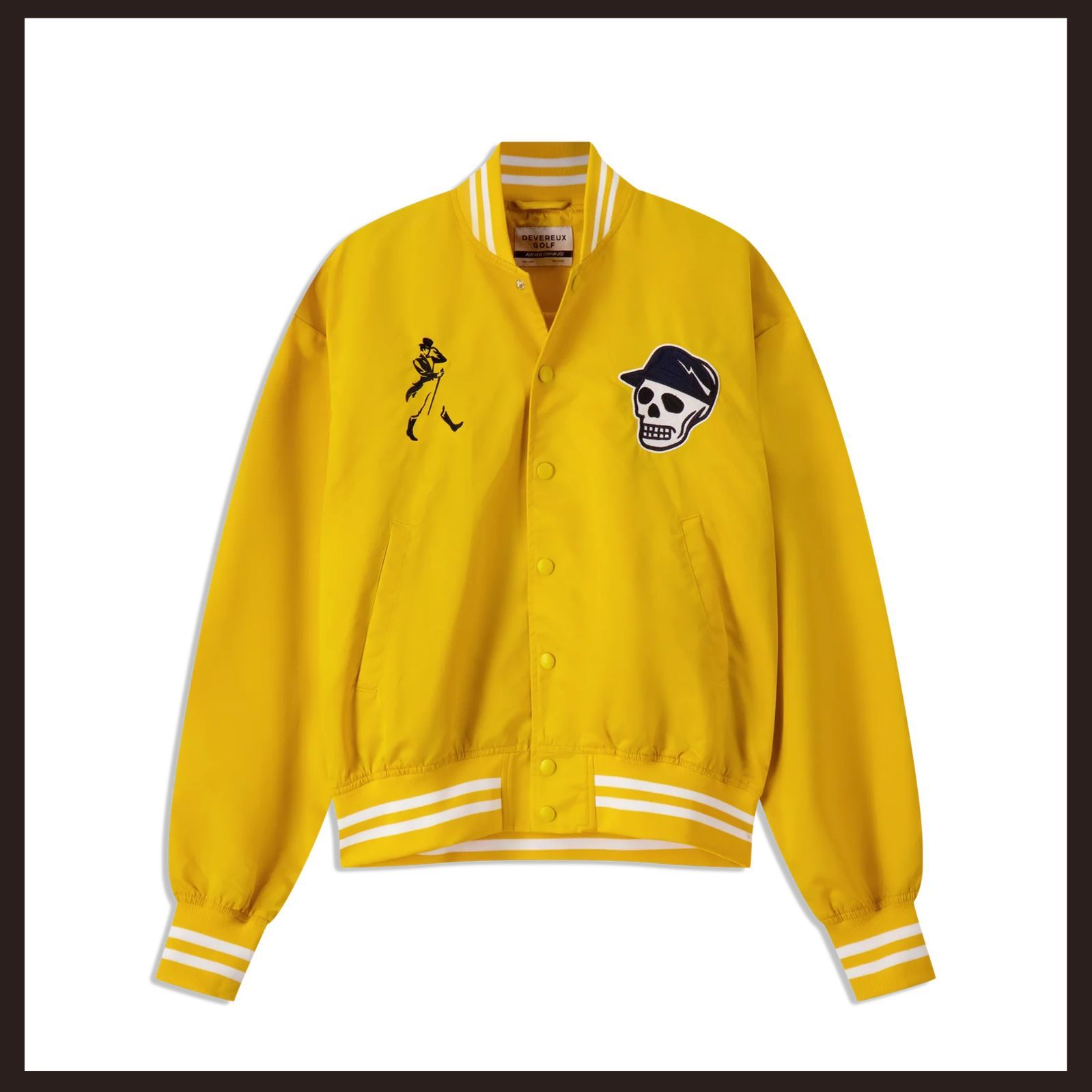 DEVEREUX GOLF×Johnnie Walker ボンバージャケット L イエロー デヴァローゴルフ ジョニーウォーカー