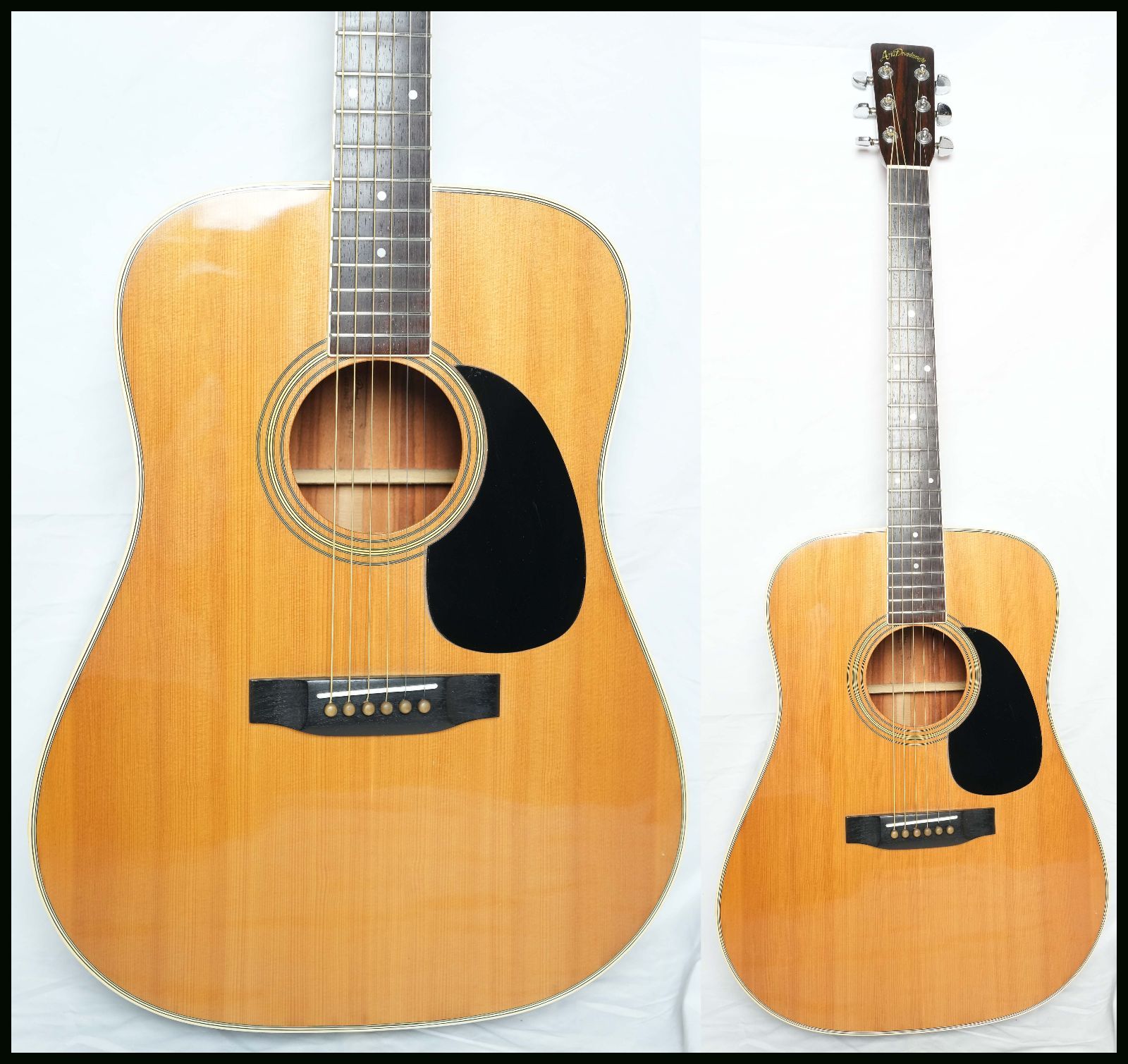 Aria Dreadnought D-30 Natural ドレッドノートスタイル 80年代