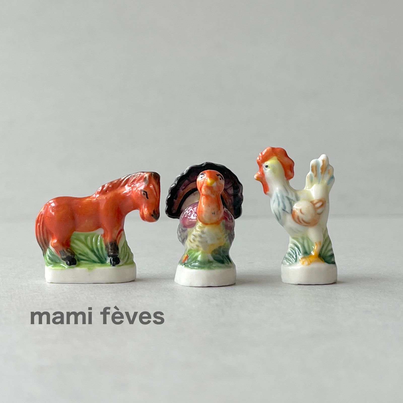 フェーヴ 農場の王さま 8個セット 1997年 フランス フェーブ