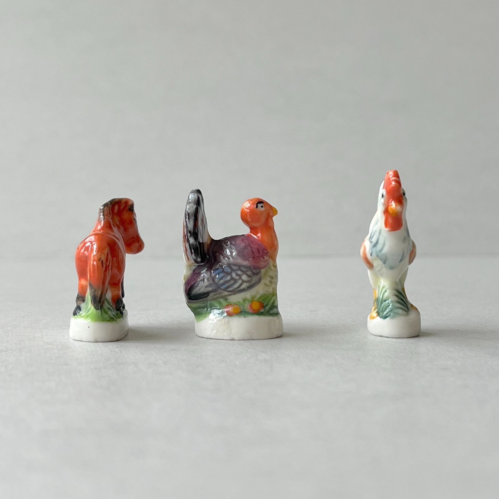 パニエの王様 レア フェーブ ヴィンテージ フェーヴ ミニチュア 陶器