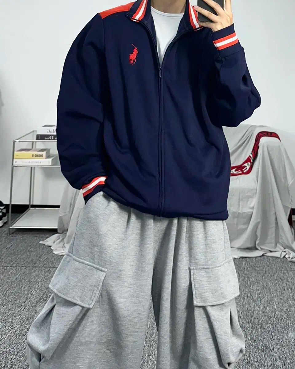 ポロラルフローレン ブラック ジップアップセータ Polo Ralph Lauren