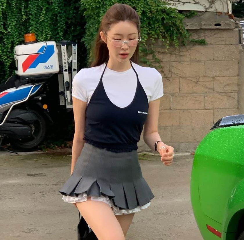 Jung Won Cha シュシュ 丸のまま ホルターネック ビスチェ