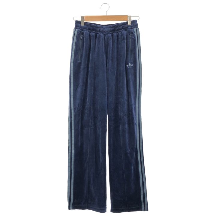 adidas Originals アディダスオリジナルス JM2266 ブルー ベロア トラックパンツ レディース ネイビー XS
