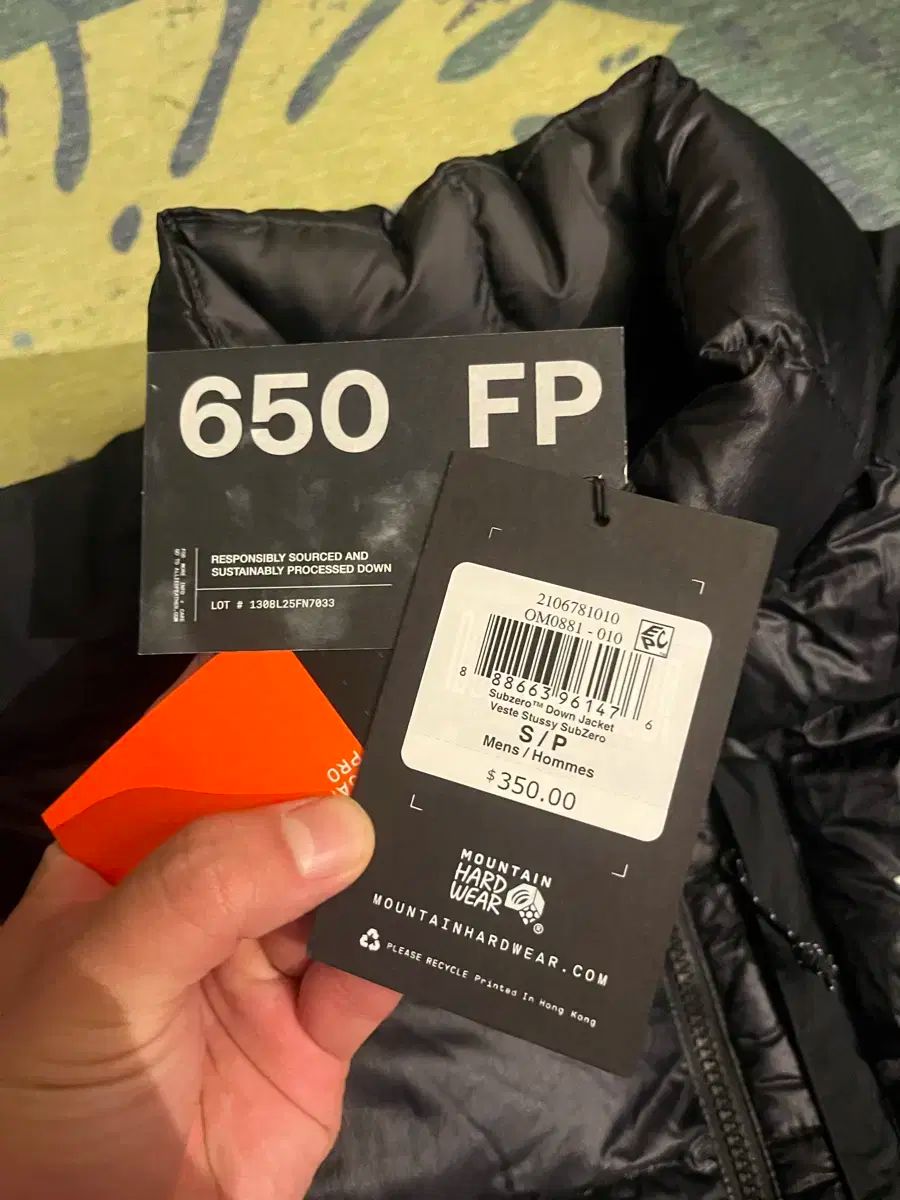 マウンテンハードウェア ステューシー コラボ ブラック ダウン