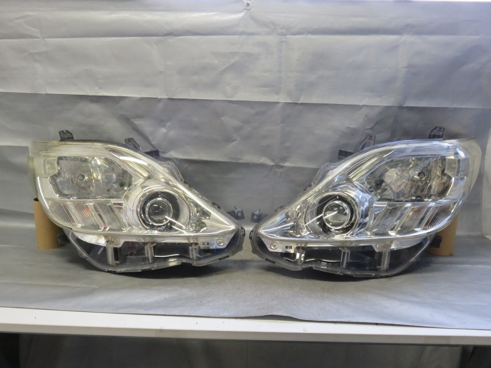 ☆STD7804/点灯OK アルファード20系前期 純正 AFS付/ヘッドライト 運転