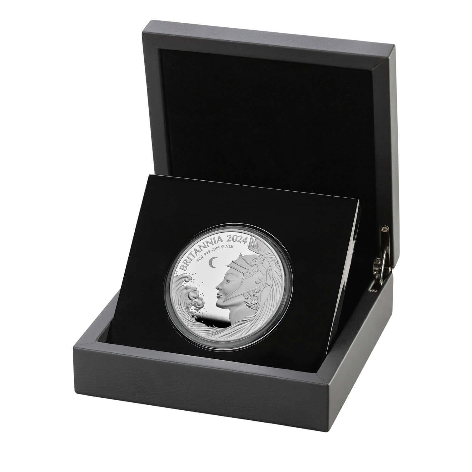 保証書・カプセル付き] 2024年 (新品) イギリス「ブリタニア」純銀 5