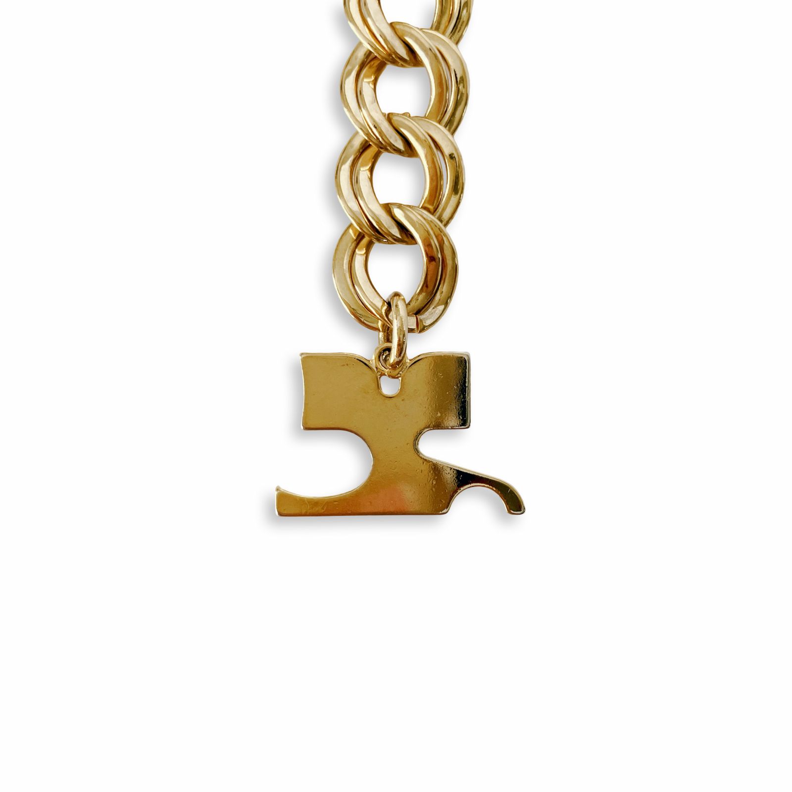  Courreges クレージュ ロゴ チェーンベルト ゴールド レディース Courrèges Y 2 K ベルト 小物