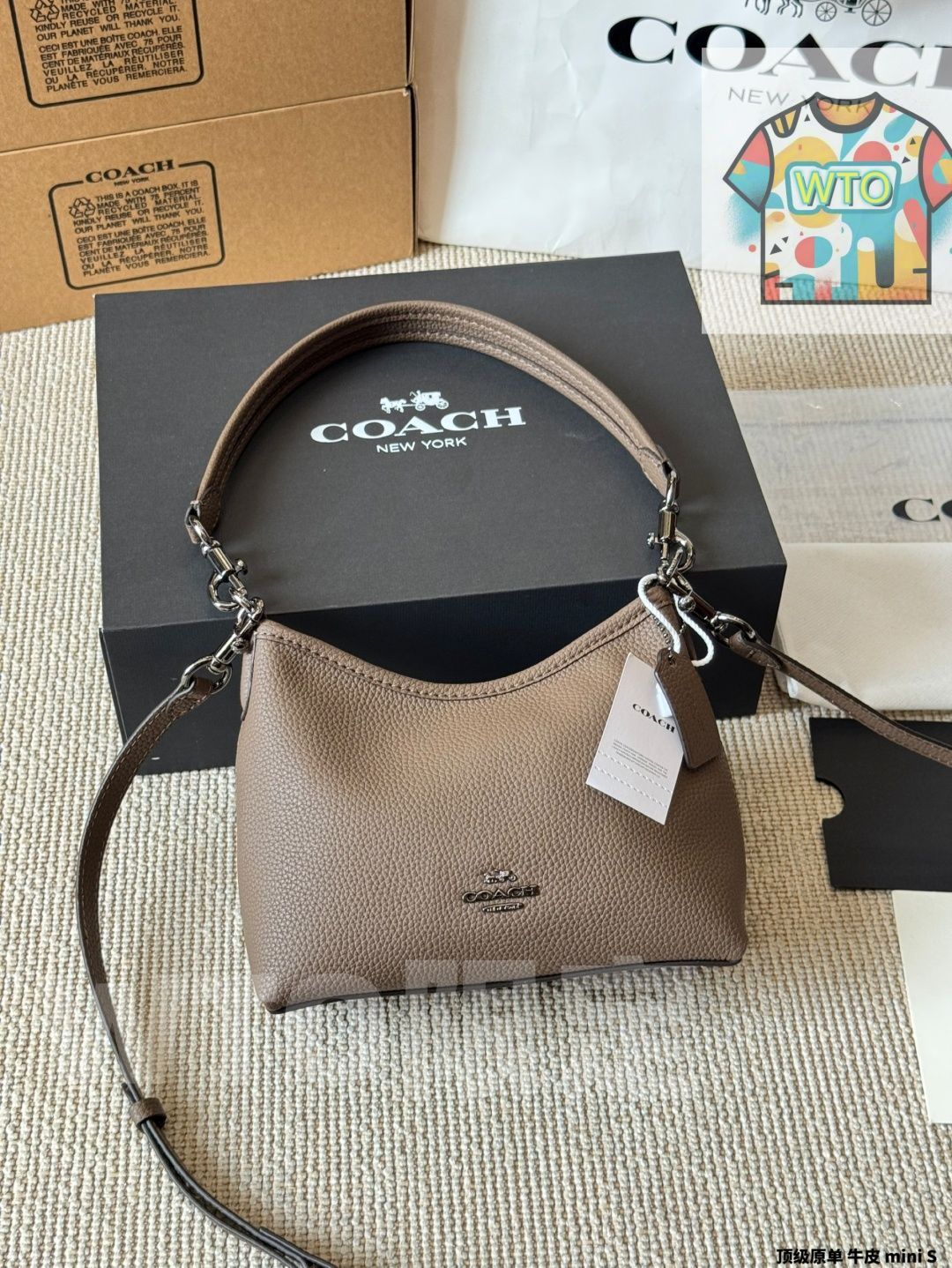 WTO通販 Coach コーチ ローレル19 ミニストリートバッグ 斜めがけに適したサイズ-WTO輸入-SXM14