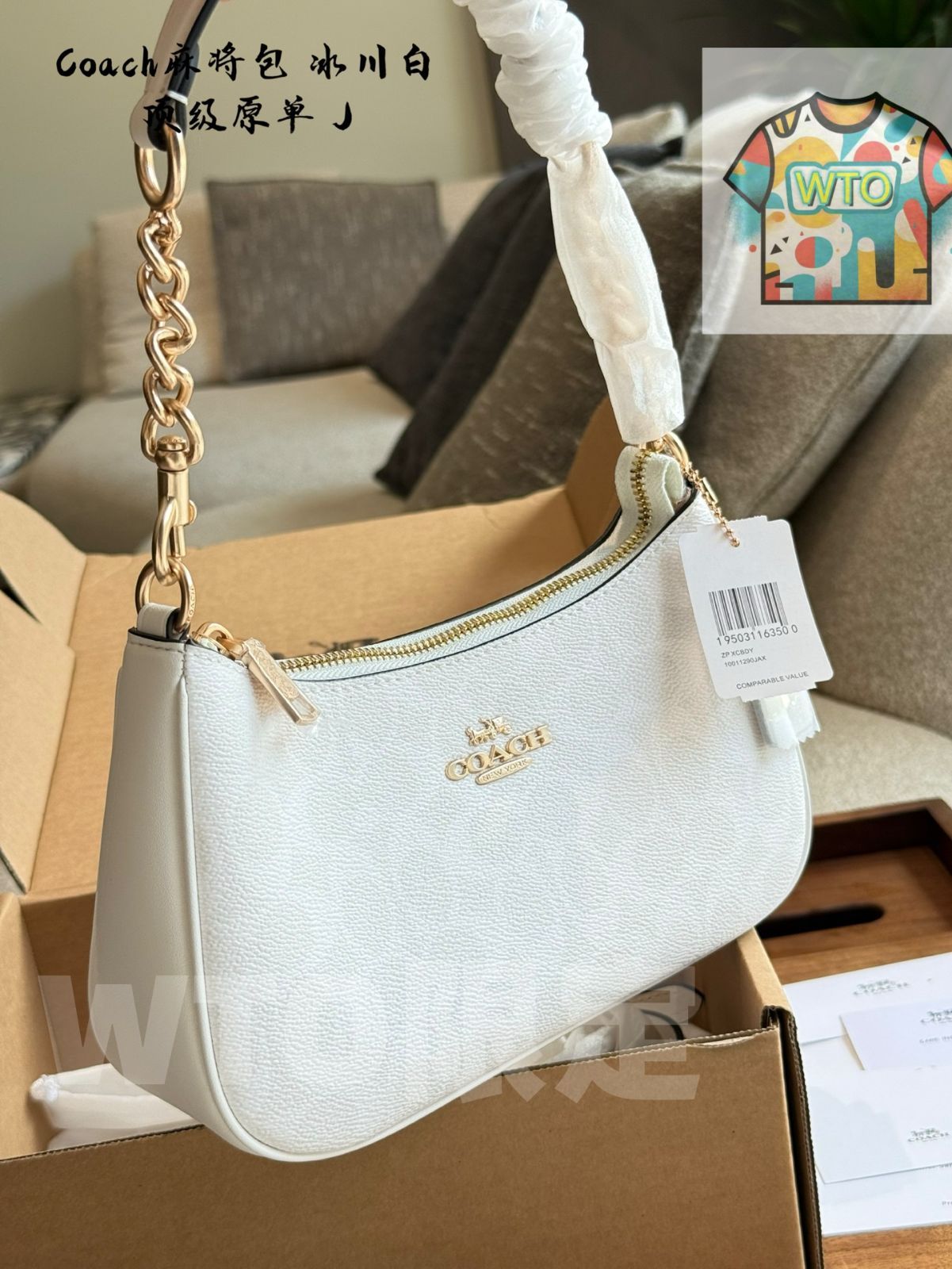 WTO通販 COACH コーチ テリーアンダーアームバッグ 収納力に優れる-WTO輸入-QAL95