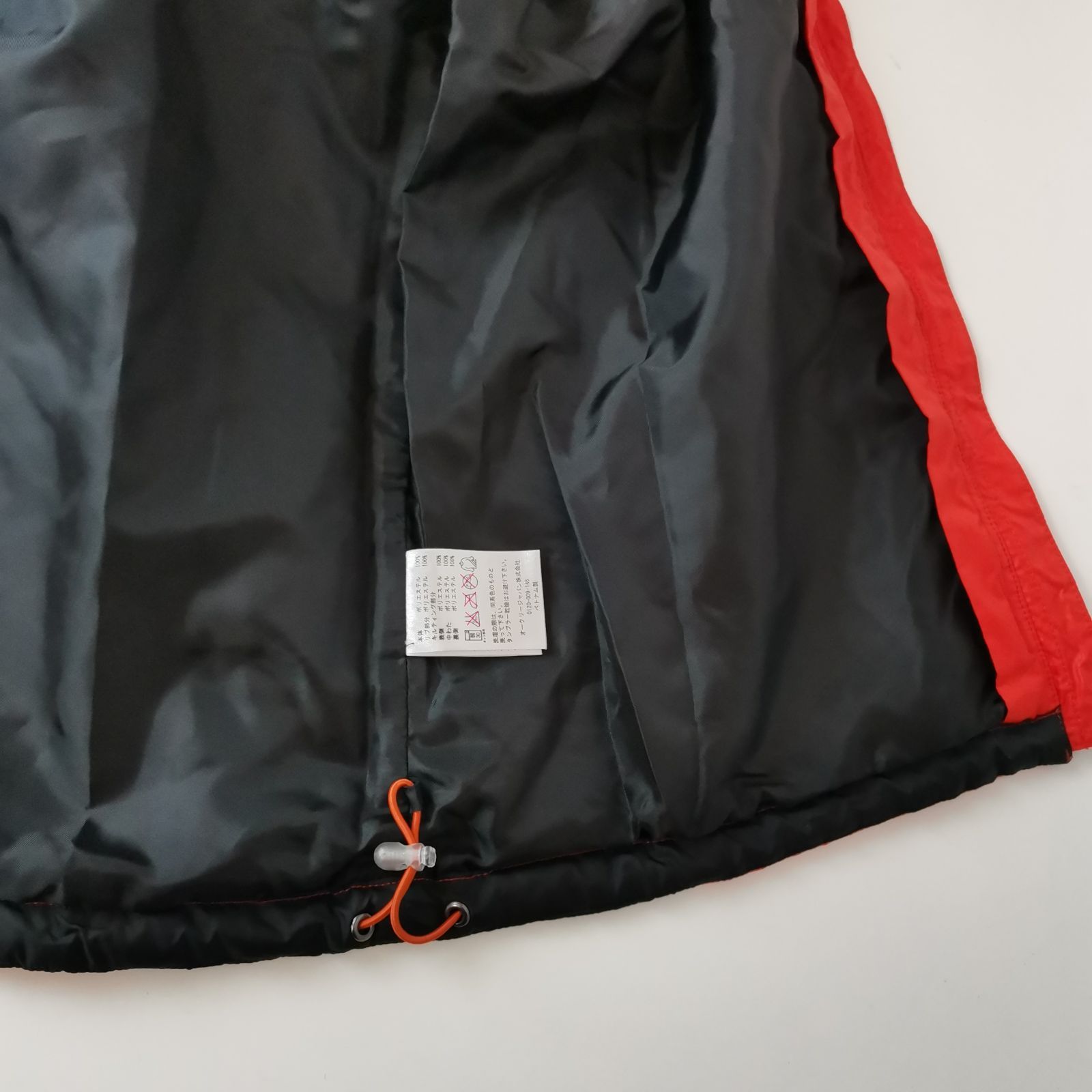 極美品】OAKLEY オークリー 人気カラー オレンジ×ブラック 中綿 