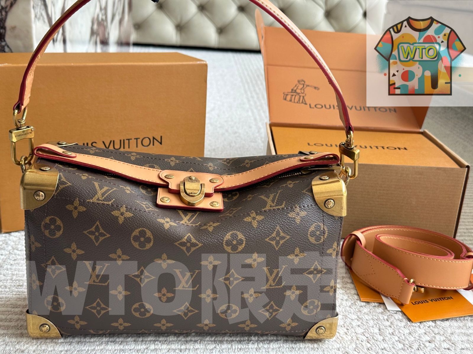 WTO通販 LV ルイ ヴィトン ヴソウルトランクシリーズ 折りたたみ き 収納力に優れる-WTO輸入-BER36