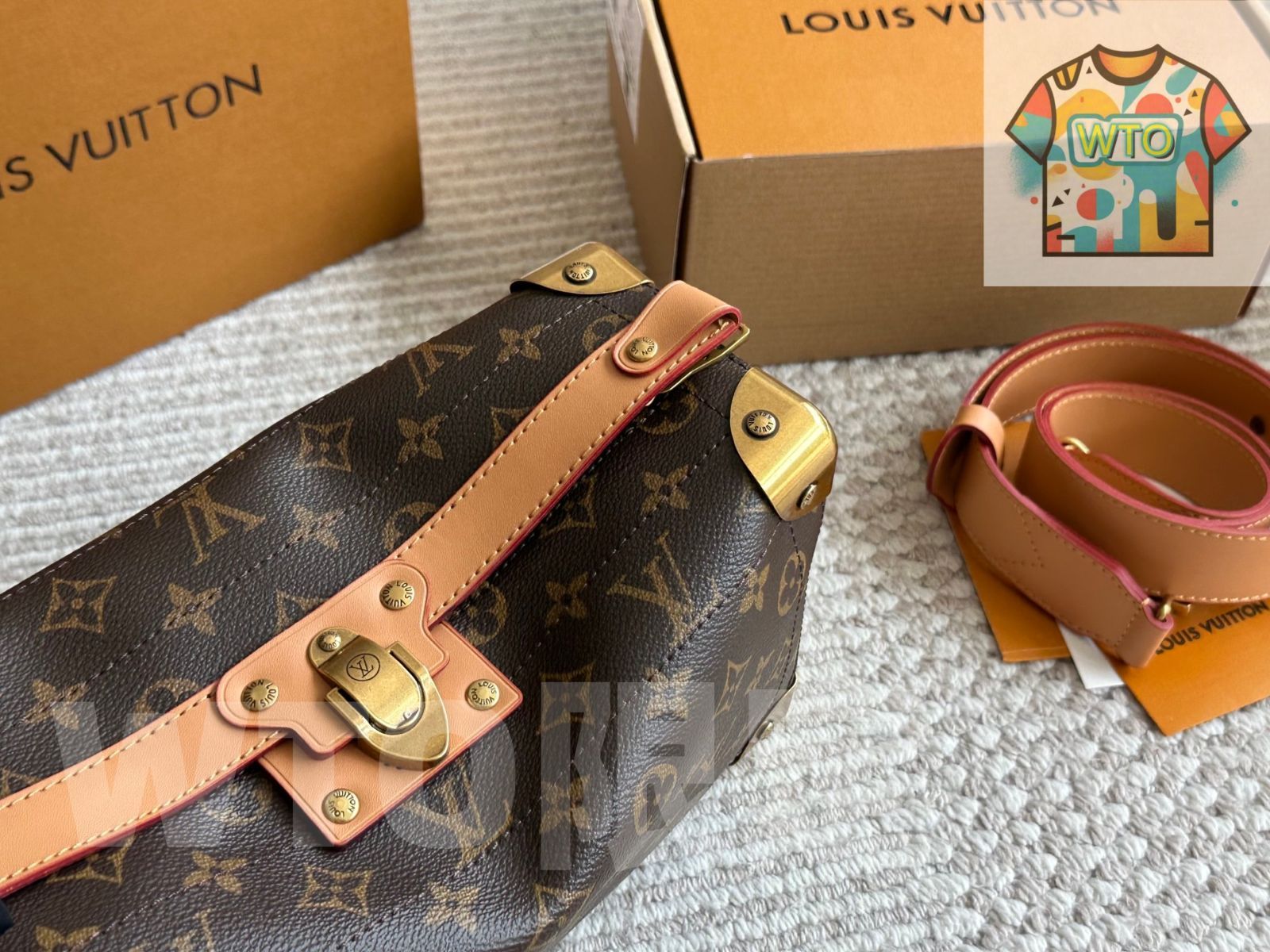 WTO通販 LV ルイ ヴィトン ヴソウルトランクシリーズ 折りたたみ き 収納力に優れる-WTO輸入-BER36