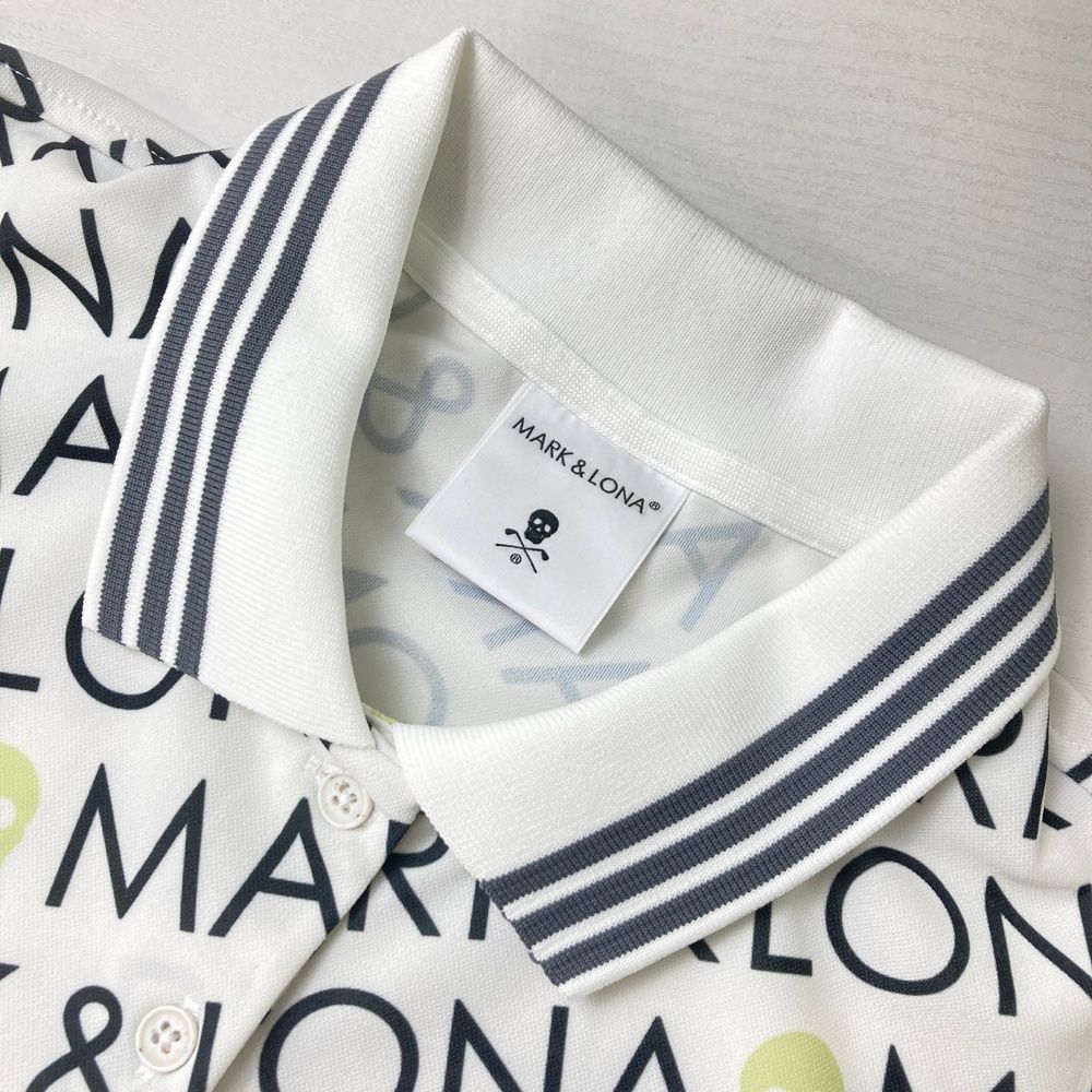 半袖ポロシャツ 総柄