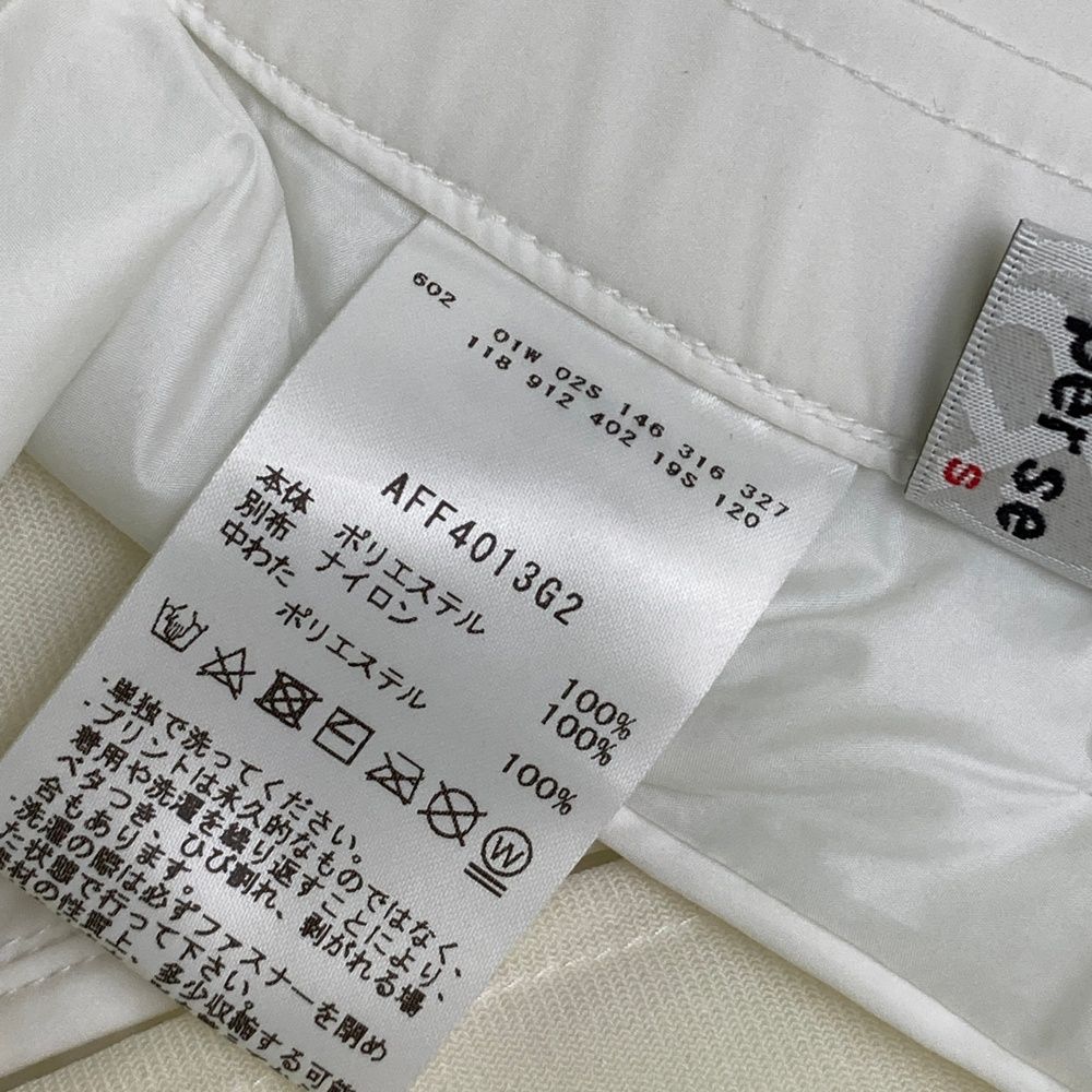  サイズ S AND PER SE アンパスィ 中綿スカート ホワイト系 ゴルフウェア レディース ストスト スカート レディースウェア