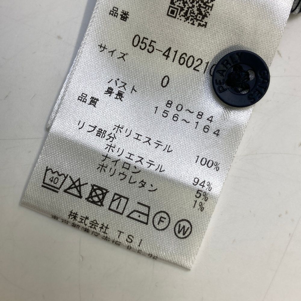  サイズ 0 PEARLY GATES パーリーゲイツ 半袖ポロシャツ ネイビー系 ゴルフウェア レディース ストスト シャツ レディースウェア