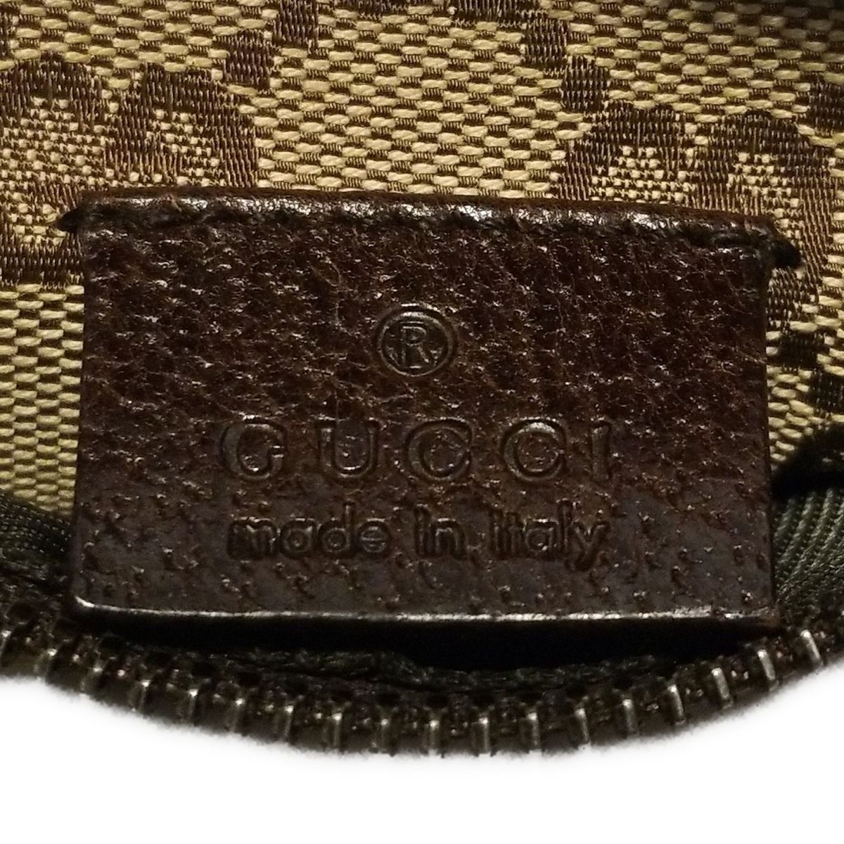 ベージュ×ダークブラウン レザー