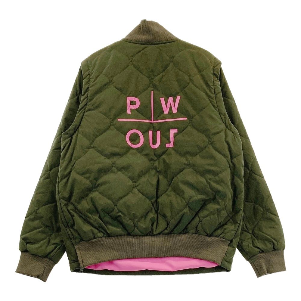 サイズ 1 PW ピーダブリュサーキュラス 2 WAY 中綿ブルゾン カーキ系 ゴルフウェア レディース ストスト