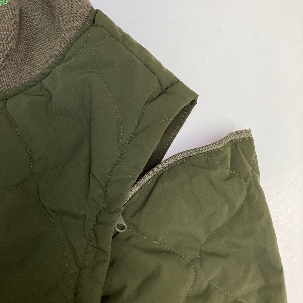 中綿ブルゾン カーキ系