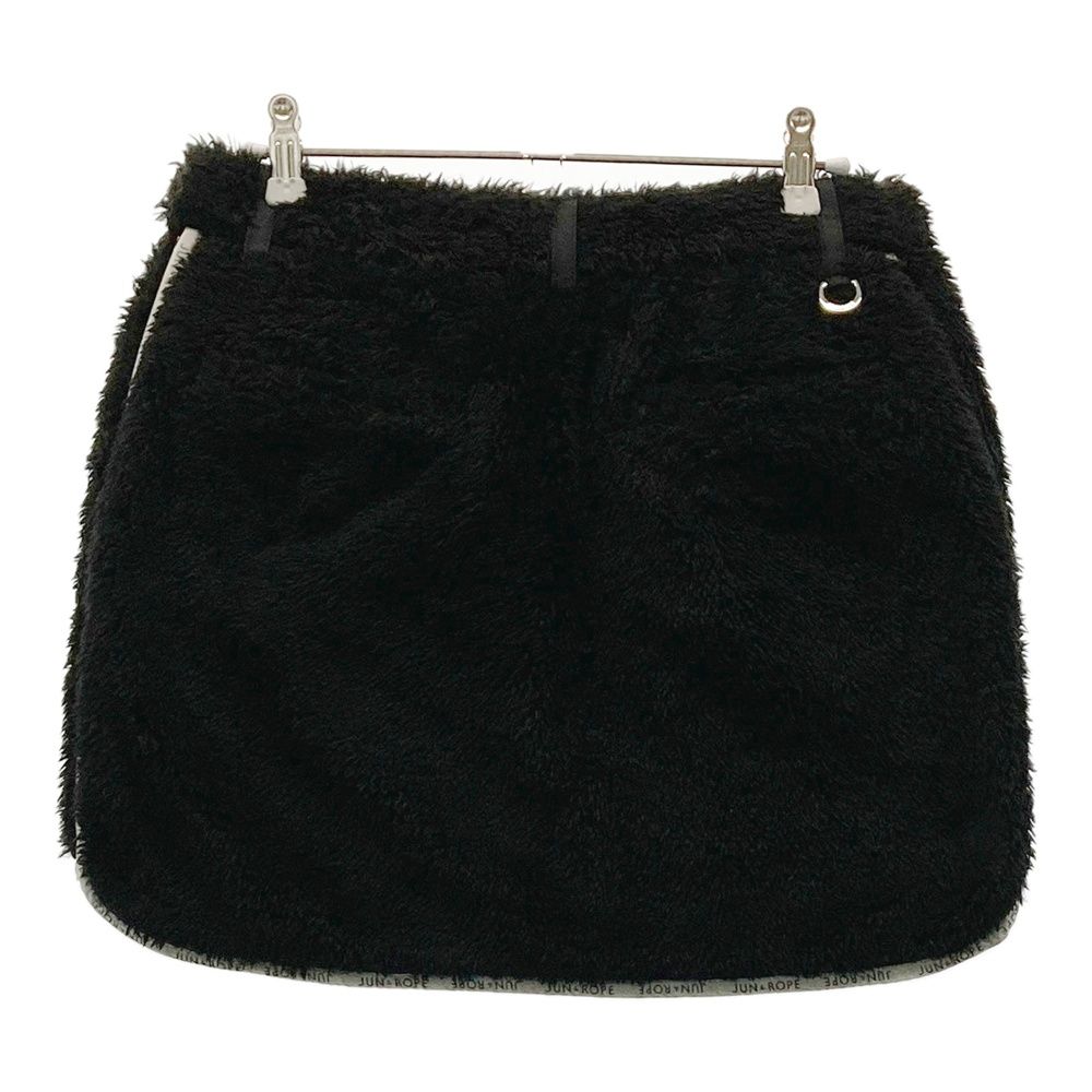 サイズ M JUN-ROPE ジュン アンド ロペ ボア 中綿スカート ブラック系 ゴルフウェア レディース ストスト