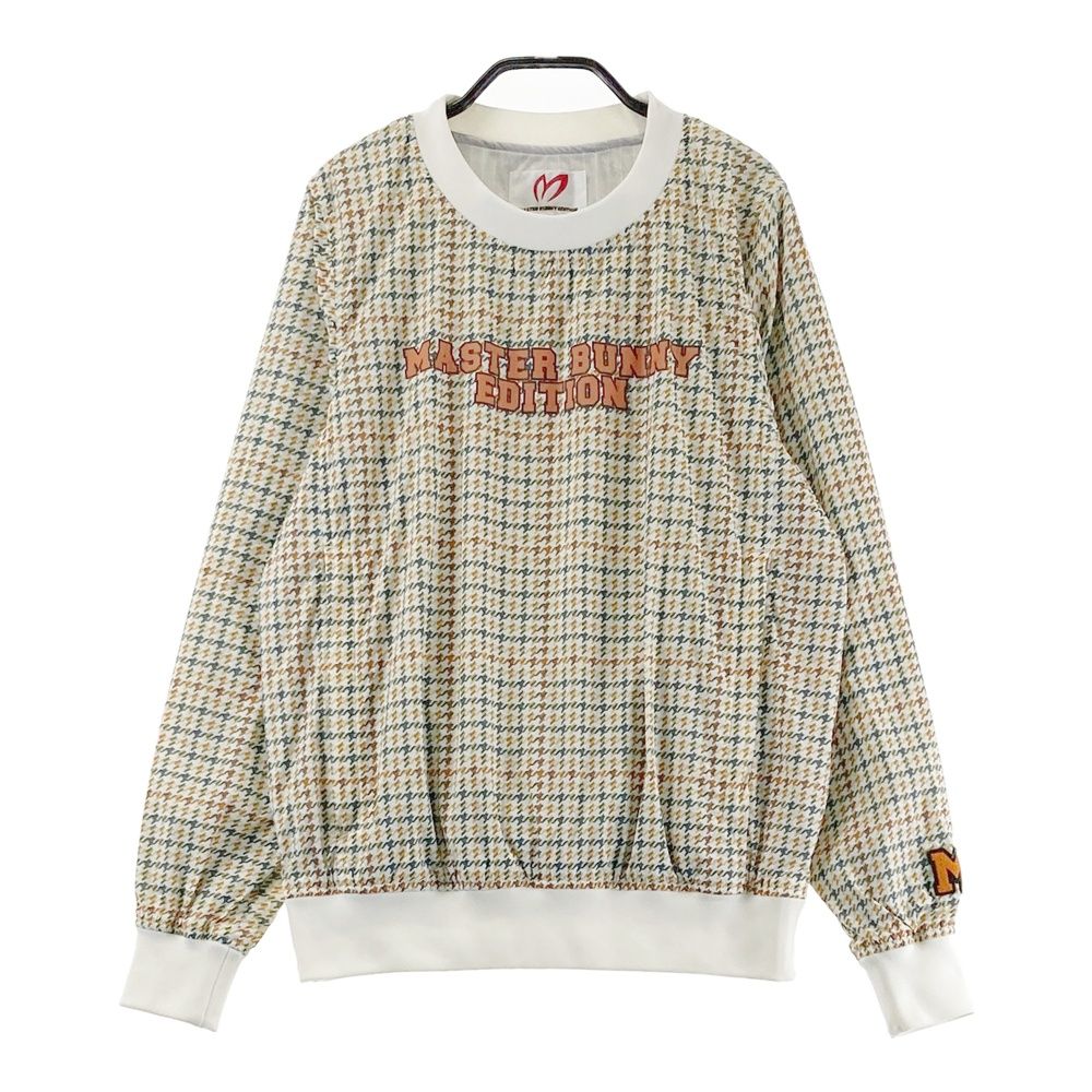 サイズ 0 MASTER BUNNY EDITION マスターバニーエディション 蓄熱 長袖ブルゾン スニードジャック 千鳥柄 ベージュ系 241003000585 ゴルフウェア レディース ストスト