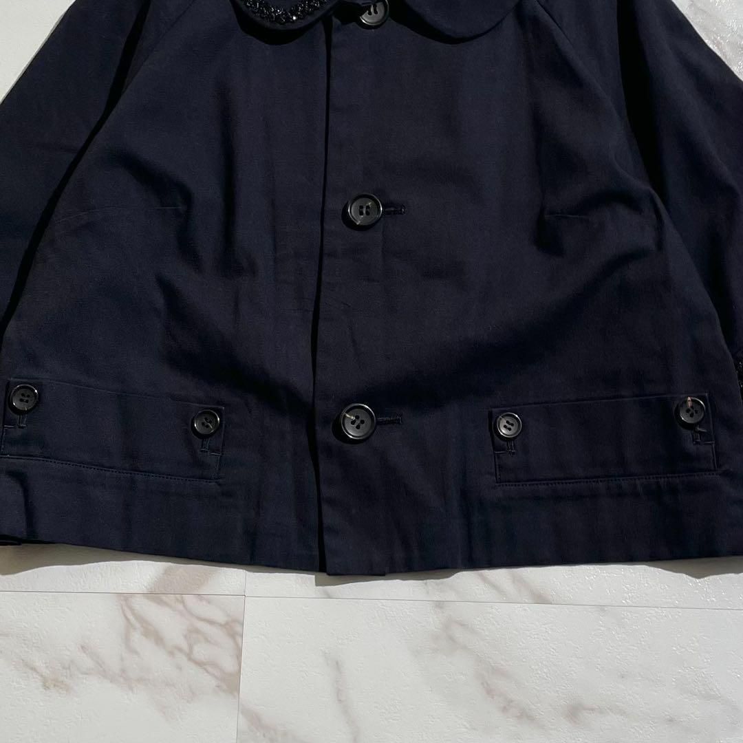 ヨウジヤマモトプリュスノワール 女優襟 テーラードジャケット ウールギャバ 黒 ヨウジヤマモトプリュスノワール 女優襟 テーラードジャケット ウール