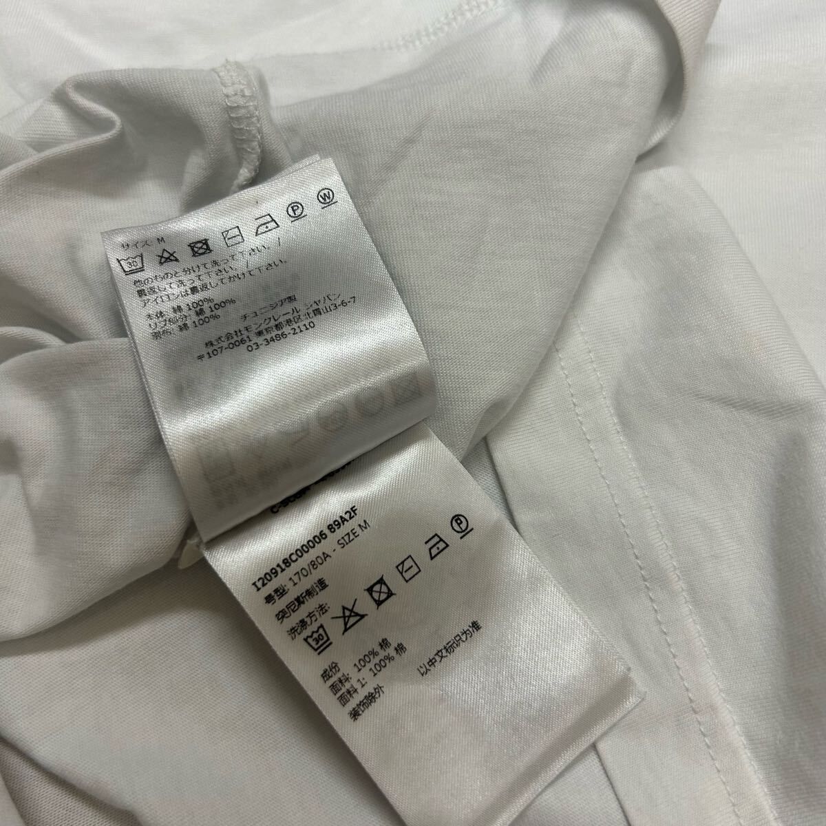 本物】【レア】MONCLER モンクレールバンダナ半袖Tシャツ白M - メルカリ